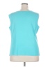 MING WANG Teal Sleeveless Top Size 2X - photo 2
