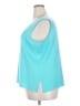 MING WANG Teal Sleeveless Top Size 2X - photo 5