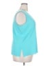 MING WANG Teal Sleeveless Top Size 2X - photo 4