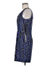 MICHAEL Michael Kors Graphic Blue Cocktail Dress Size 6 - photo 5