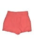 Nine West 100% Cotton Solid Red Shorts Size S - photo 2