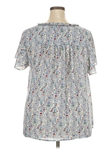 Rose + Olive Short Sleeve Blouse (view 2)