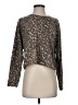 The Impeccable Pig Animal Print Brown Pullover Sweater Size S - photo 1