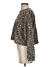 The Impeccable Pig Animal Print Brown Pullover Sweater Size S - photo 5