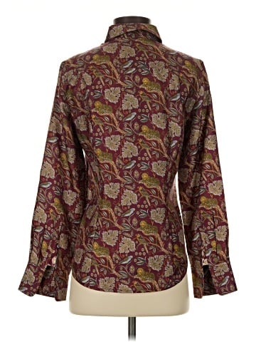 J.Crew Collection Long Sleeve Silk Top (view 2)
