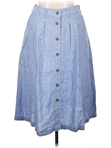 Lands' End Denim Skirt (view 1)