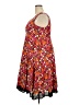 Notations Print Red Casual Dress Size 2X - photo 5