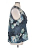 Triste 100% Polyester Blue Sleeveless Blouse Size 16 - photo 4