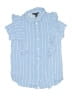 Coupé Collection 100% Rayon Stripes Blue Sleeveless Button-Down Shirt Size L (toddler) - photo 1