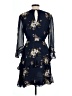 Joie 100% Silk Floral Blue Cocktail Dress Size 10 - photo 2