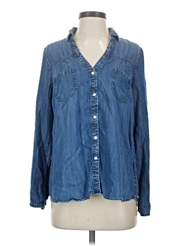 Soft Joie Long Sleeve Button-Down Shirt (view 1)