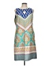 Nine West Paisley Teal Casual Dress Size 10 - photo 1