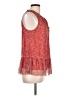 Max Studio Red Sleeveless Blouse Size L - photo 4