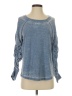 Jane and Delancey Blue Sweatshirt Size S - photo 1