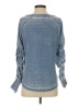 Jane and Delancey Blue Sweatshirt Size S - photo 2