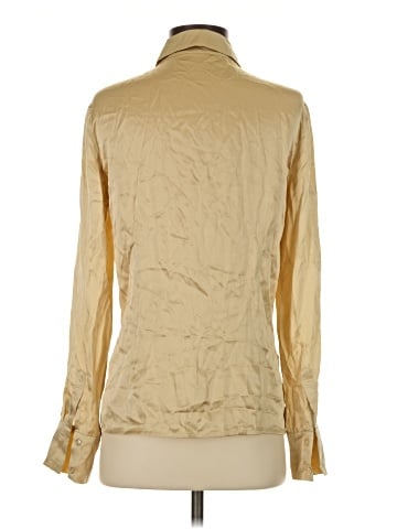 Gilber Gilmore Long Sleeve Silk Top (view 2)
