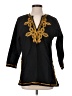 Gretchen Scott Designs Black 3/4 Sleeve Blouse Size S - photo 1