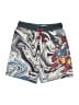 Marvel 100% Polyester Graphic Silver Board Shorts Size 7 - photo 1