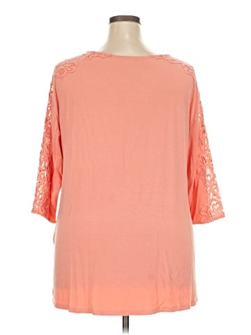 Jessica London 3/4 Sleeve T-Shirt (view 2)