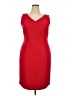 Worthington Solid Red Cocktail Dress Size 18 - photo 1