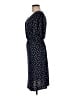Perseption Concept Polka Dots Blue Casual Dress Size M - photo 5