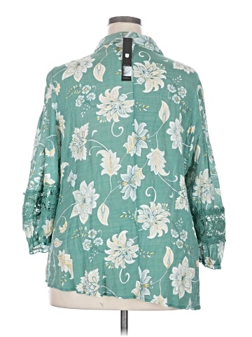 Unique Spectrum 3/4 Sleeve Blouse (view 2)