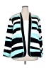 MING WANG 100% Acrylic Teal Cardigan Size 2X - photo 1