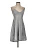 E by Eloise Metallic Silver Casual Dress Size XS - photo 1