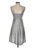 E by Eloise Metallic Silver Casual Dress Size XS - photo 2