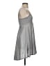 E by Eloise Metallic Silver Casual Dress Size XS - photo 4