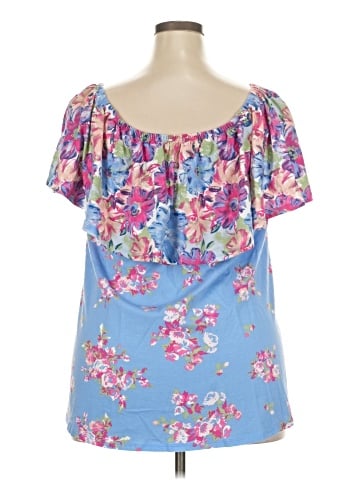 Woman Within Short Sleeve Blouse (view 2)