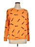 Jane and Delancey Print Orange Sweatshirt Size XL - photo 1