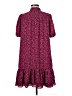 CeCe 100% Polyester Burgundy Casual Dress Size M - photo 2