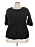 White Stag Black 3/4 Sleeve Blouse Size XXL - photo 1