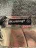 Blank NYC 100% Leather Metallic Silver Ivory Leather Skirt Size 26 waist - photo 4
