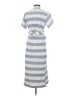 Hatch Stripes Gray Ivory Casual Dress Size Sm Maternity (1) - photo 2