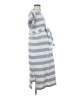 Hatch Stripes Gray Ivory Casual Dress Size Sm Maternity (1) - photo 4