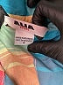 Alia Color Block Teal 3/4 Sleeve Button-Down Shirt Size 8 - photo 7