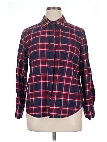 MICHAEL Michael Kors Long Sleeve Button-Down Shirt (view 1)
