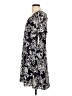 Nina Leonard Print Black Casual Dress Size L - photo 5