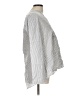 Theory Stripes Silver Long Sleeve Blouse Size L - photo 4