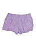 Ann Taylor LOFT Solid Purple Shorts Size XL - photo 1