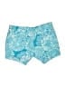Lilly Pulitzer 100% Cotton Tropical Blue Khaki Shorts Size 4 - photo 2
