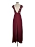 Shein 100% Polyester Burgundy Cocktail Dress Size 6 - photo 2