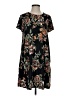 Apt. 9 Floral Black Casual Dress Size S - photo 1