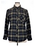 Ci Sono Plaid Blue Long Sleeve Button-Down Shirt Size XL - photo 1