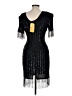 Stenay 100% Silk Black Cocktail Dress Size 8 - photo 2