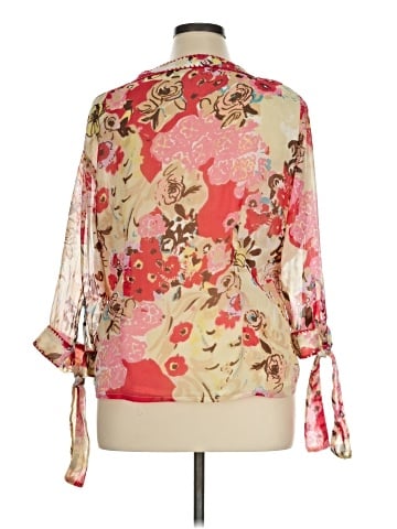 Coldwater Creek 3/4 Sleeve Blouse (view 2)