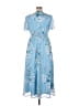 Simplee 100% Polyester Blue Casual Dress Size XL - photo 2