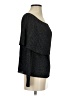 Uterque Black Long Sleeve Top Size S - photo 4